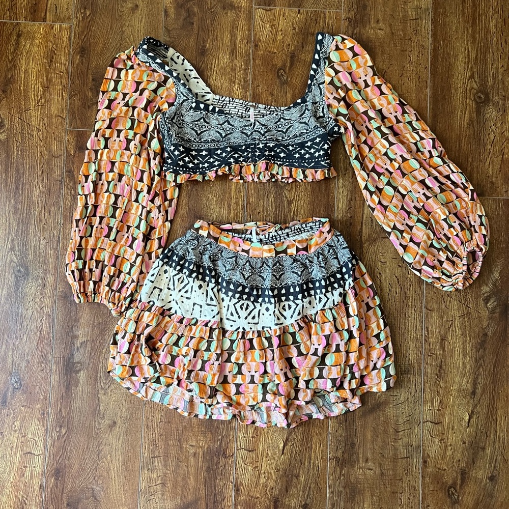 Free People colorful set, size small